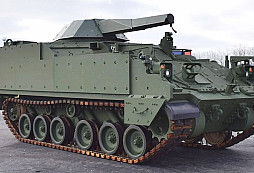 Armáda USA zkouší modulární minometný systém NEMO na novém obrněném vozidle  AMPV