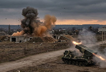 Ruské Tornado-S v akci: Video ukazuje drtivý úder na úkryt v Krasnopolje, ze kterého nebylo úniku