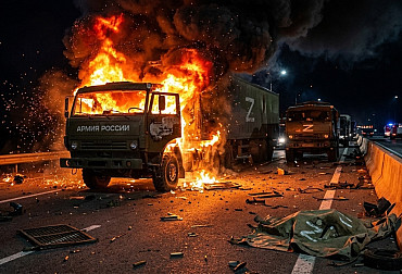 Ruský plán se zhroutil u Armjansku. Ukrajinci zasáhli to nejdůležitější